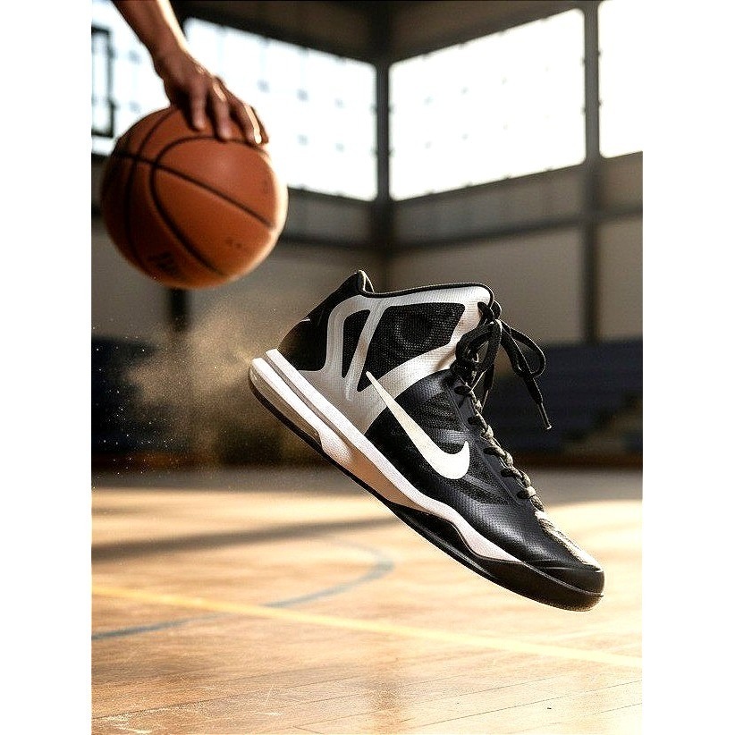 Nike Air Max Hyper Aggressor Mens 11 Black Silver Basketball Shoes